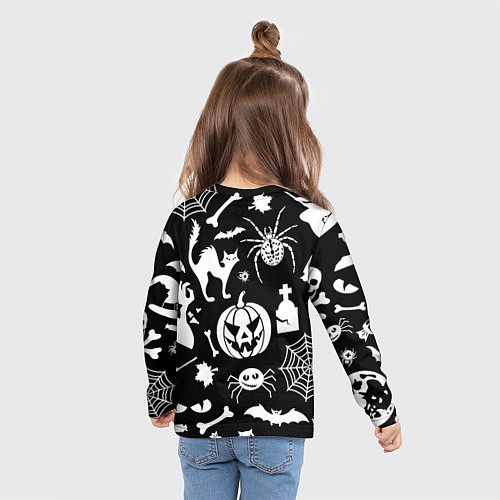 Детский лонгслив Микс / 3D-принт – фото 6