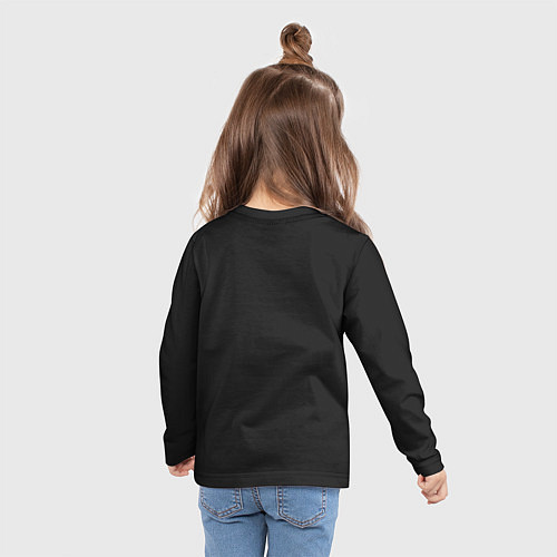 Детский лонгслив Кот - Жнец / 3D-принт – фото 6