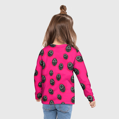 Детский лонгслив Игра в кальмара TКК / 3D-принт – фото 6