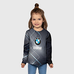 Лонгслив детский BMW Logo, цвет: 3D-принт — фото 2