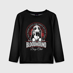 Лонгслив детский Бладхаунд Bloodhound, цвет: 3D-принт