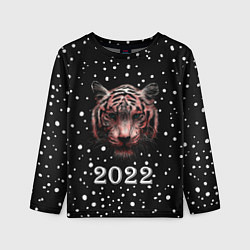 Лонгслив детский New Year Immortal Tiger, цвет: 3D-принт