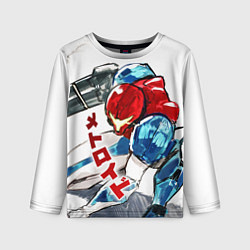 Лонгслив детский Metroid, цвет: 3D-принт