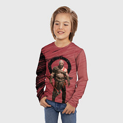 Лонгслив детский Кратос God of War, цвет: 3D-принт — фото 2
