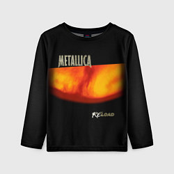 Лонгслив детский Metallica ReLoad, цвет: 3D-принт