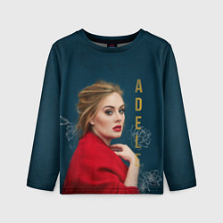 Лонгслив детский Portrait Adele, цвет: 3D-принт