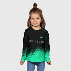 Лонгслив детский HELLBOUND - ARROWHEADS - Полутона, цвет: 3D-принт — фото 2