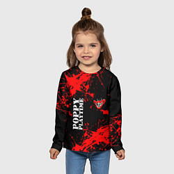 Лонгслив детский POPPY PLAYTIME ИГРА ПОППИ ПЛЕЙТАЙМ ХАГГИ ВАГГИ, цвет: 3D-принт — фото 2