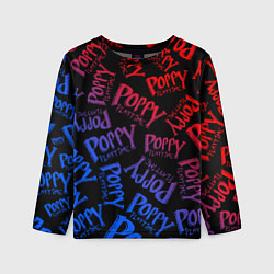 Детский лонгслив POPPY PLAYTIME LOGO NEON, ХАГИ ВАГИ