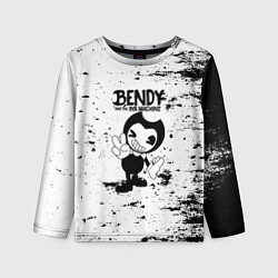 Лонгслив детский Bendy and the ink machine - Black & White, цвет: 3D-принт