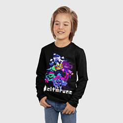 Лонгслив детский DELTARUNE РУНА ДЕЛЬТА ГЕРОИ ИГРЫ, цвет: 3D-принт — фото 2
