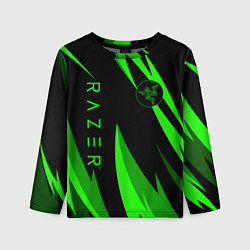 Детский лонгслив RAZER GREEN