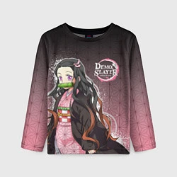 Детский лонгслив НЕЗУКО NEZUKO SLAYER