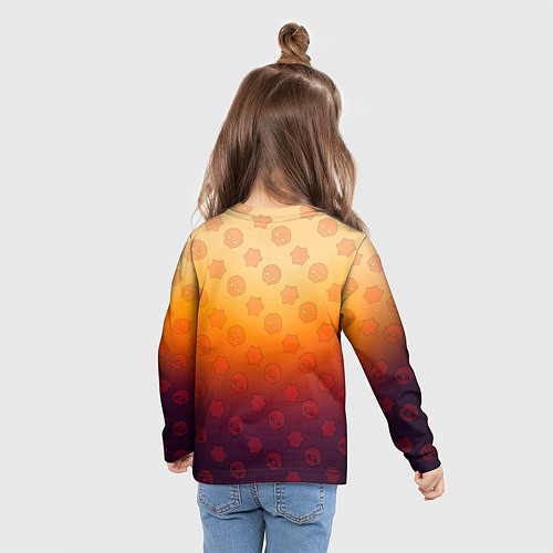 Детский лонгслив Бабл Квас Bubble Kvas, логотип / 3D-принт – фото 6