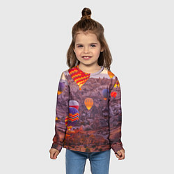 Лонгслив детский Невероятно Красивые Воздушные Шары!, цвет: 3D-принт — фото 2