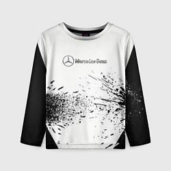 Лонгслив детский Mercedes-Benz - Брызги, цвет: 3D-принт