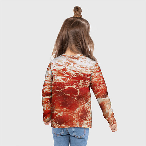 Детский лонгслив Новая кровь - Декстер / 3D-принт – фото 6