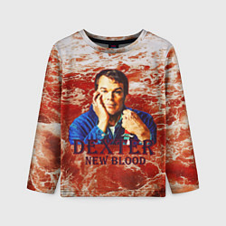 Лонгслив детский Новая кровь - Декстер, цвет: 3D-принт