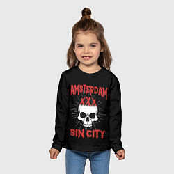Лонгслив детский AMSTERDAM Амстердам, цвет: 3D-принт — фото 2