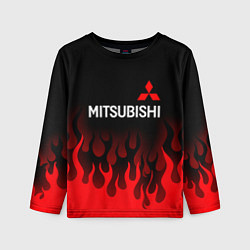 Детский лонгслив Mitsubishi Огонь