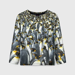 Детский лонгслив Пингвины Penguins