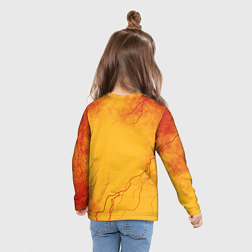 Детский лонгслив Командо с гитарой / 3D-принт – фото 6