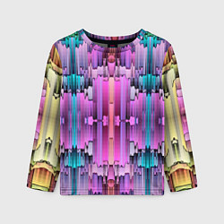 Лонгслив детский Калейдоскоп абстракции, цвет: 3D-принт
