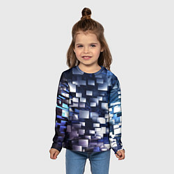 Лонгслив детский Параллакс эффект, цвет: 3D-принт — фото 2