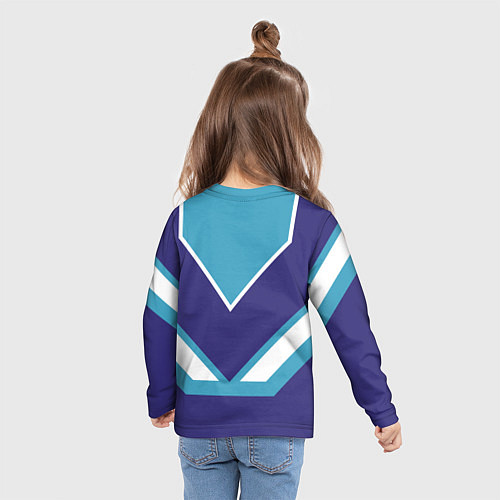 Детский лонгслив Парень кровь с молоком сгущенка / 3D-принт – фото 6