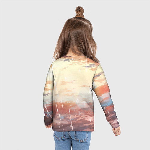 Детский лонгслив Хина и Ходака / 3D-принт – фото 6