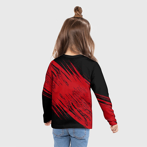 Детский лонгслив Florida Panthers, Флорида Пантерз, NHL / 3D-принт – фото 6