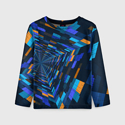 Лонгслив детский Geometric pattern Fashion Vanguard, цвет: 3D-принт