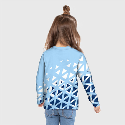 Детский лонгслив Сборная Аргентины футбол / 3D-принт – фото 6