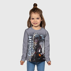 Лонгслив детский Геншин Шень хэ, цвет: 3D-принт — фото 2