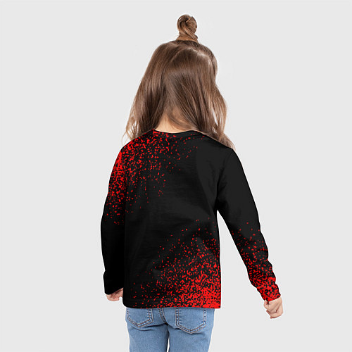 Детский лонгслив Eat Sleep Free Fire Repeat Арт / 3D-принт – фото 6