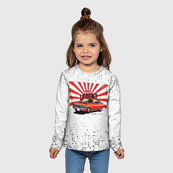 Лонгслив детский Красная легенда, цвет: 3D-принт — фото 2