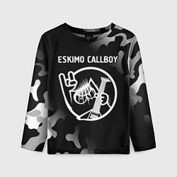 Лонгслив детский Eskimo Callboy - КОТ - Камуфляж, цвет: 3D-принт