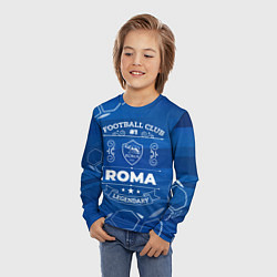 Лонгслив детский Roma FC 1, цвет: 3D-принт — фото 2