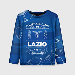 Лонгслив детский Lazio FC 1, цвет: 3D-принт