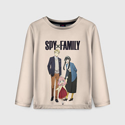 Лонгслив детский Spy x Family Семья шпиона, цвет: 3D-принт