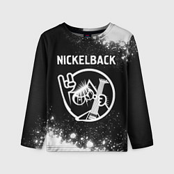 Лонгслив детский Nickelback КОТ Брызги, цвет: 3D-принт