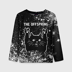 Лонгслив детский The Offspring Rock Cat, цвет: 3D-принт