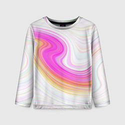 Детский лонгслив Abstract gradient lines