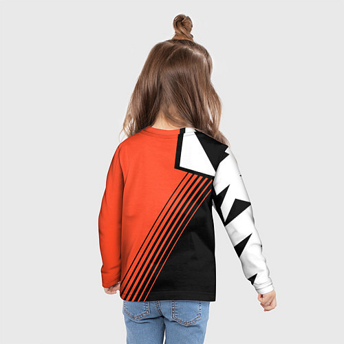 Детский лонгслив FOX X KTM Сollaboration / 3D-принт – фото 6