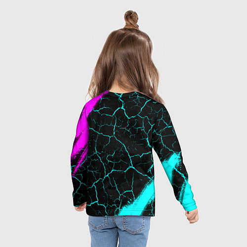 Детский лонгслив Александр Россия / 3D-принт – фото 6