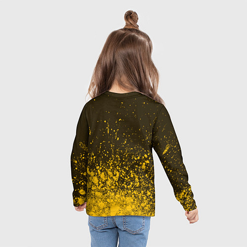 Детский лонгслив ФНФ - ДЕВУШКА Краска / 3D-принт – фото 6
