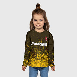 Лонгслив детский ФНФ - ДЕВУШКА Краска, цвет: 3D-принт — фото 2