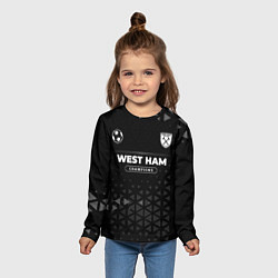 Лонгслив детский West Ham Champions Uniform, цвет: 3D-принт — фото 2