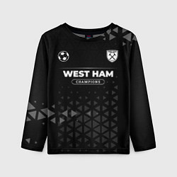 Детский лонгслив West Ham Champions Uniform