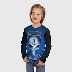 Лонгслив детский Инопланетное существо, цвет: 3D-принт — фото 2